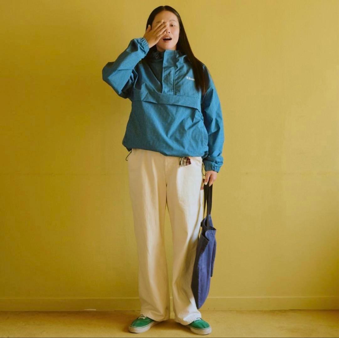 BrokenBase フード付きナイロンジャケット Lサイズ