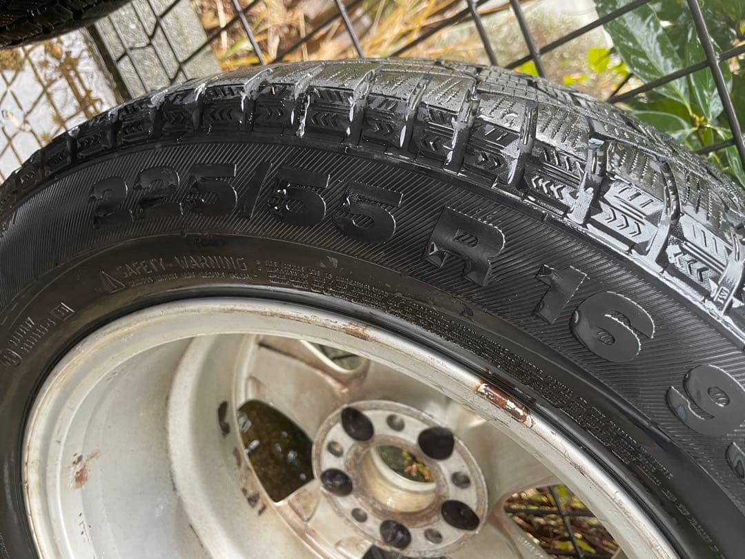 値下げ！スタッドレス⛄️ 225/55R16　ベンツw211純正　ホイールセット