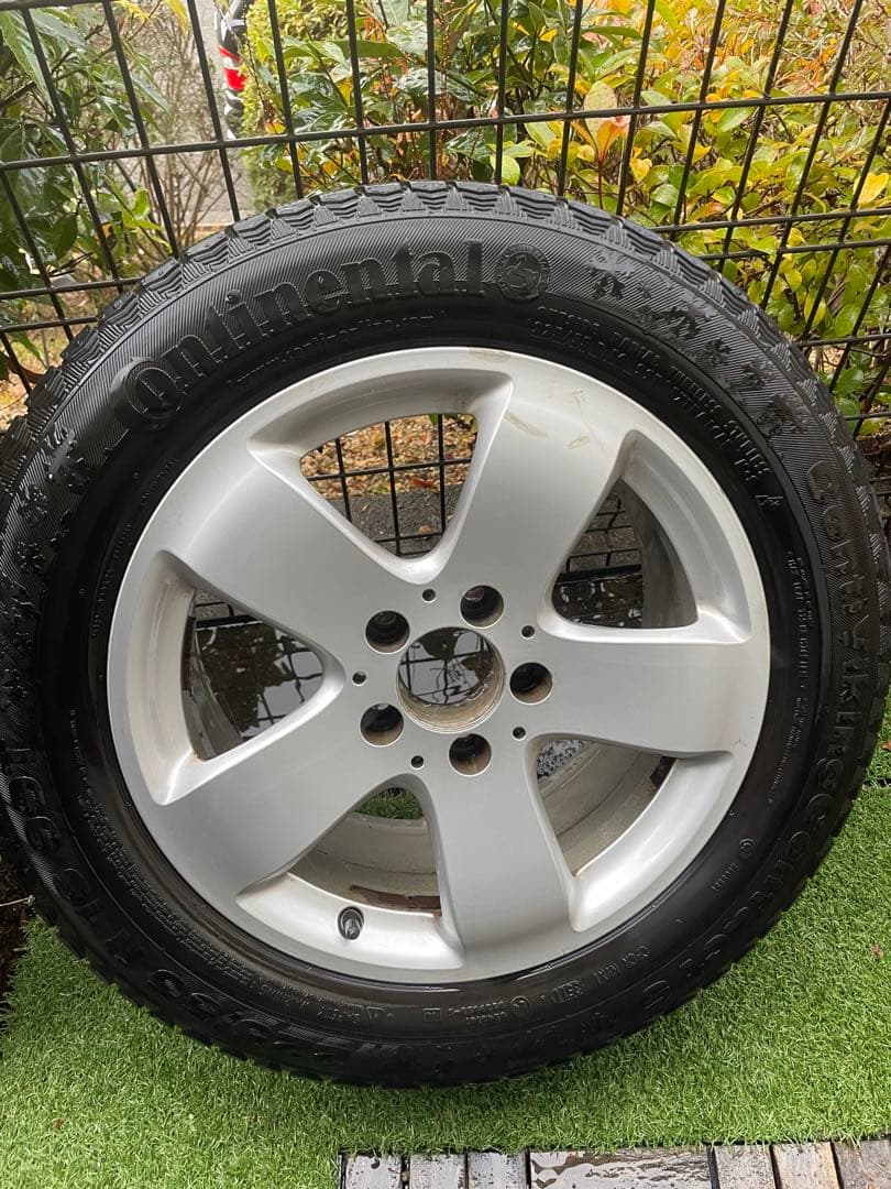 値下げ！スタッドレス⛄️ 225/55R16　ベンツw211純正　ホイールセット