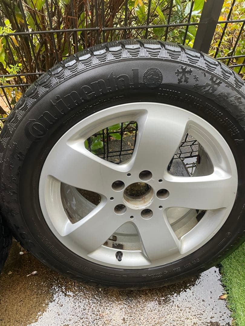 値下げ！スタッドレス⛄️ 225/55R16　ベンツw211純正　ホイールセット