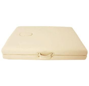 軽量 折りたたみ マッサージベッド (木製)(有孔) バニラ