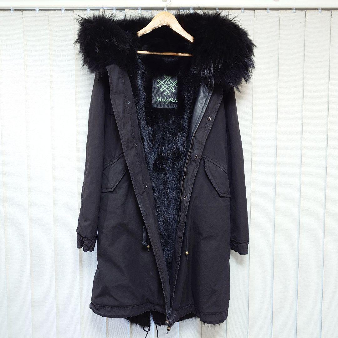 希少❗定価40万超❗ MR&MRS ITALY ファー モッズコート