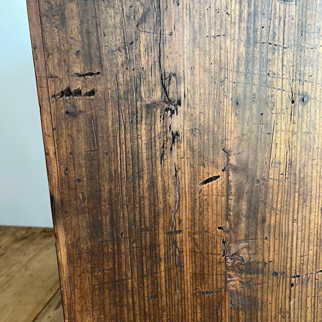 アンティーク オープンラック チェスト 食器棚 本棚 無垢材