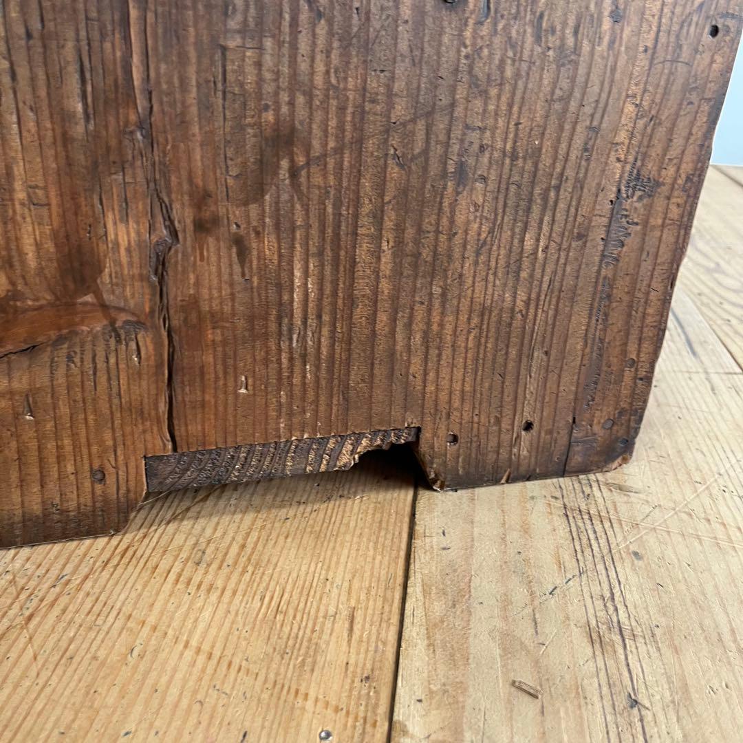 アンティーク オープンラック チェスト 食器棚 本棚 無垢材