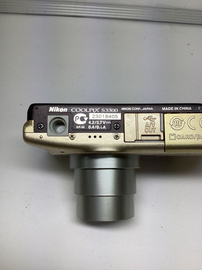み*須様 Nikon COOLPIX S3300ゴールド 本体　撮影可能