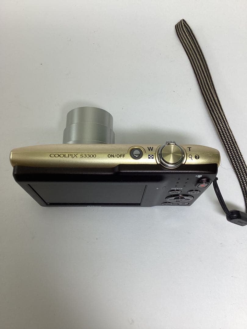 み*須様 Nikon COOLPIX S3300ゴールド 本体　撮影可能