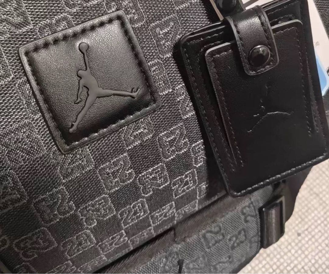 Jordan モノグラムボストンバッグ　ブラック　未使用