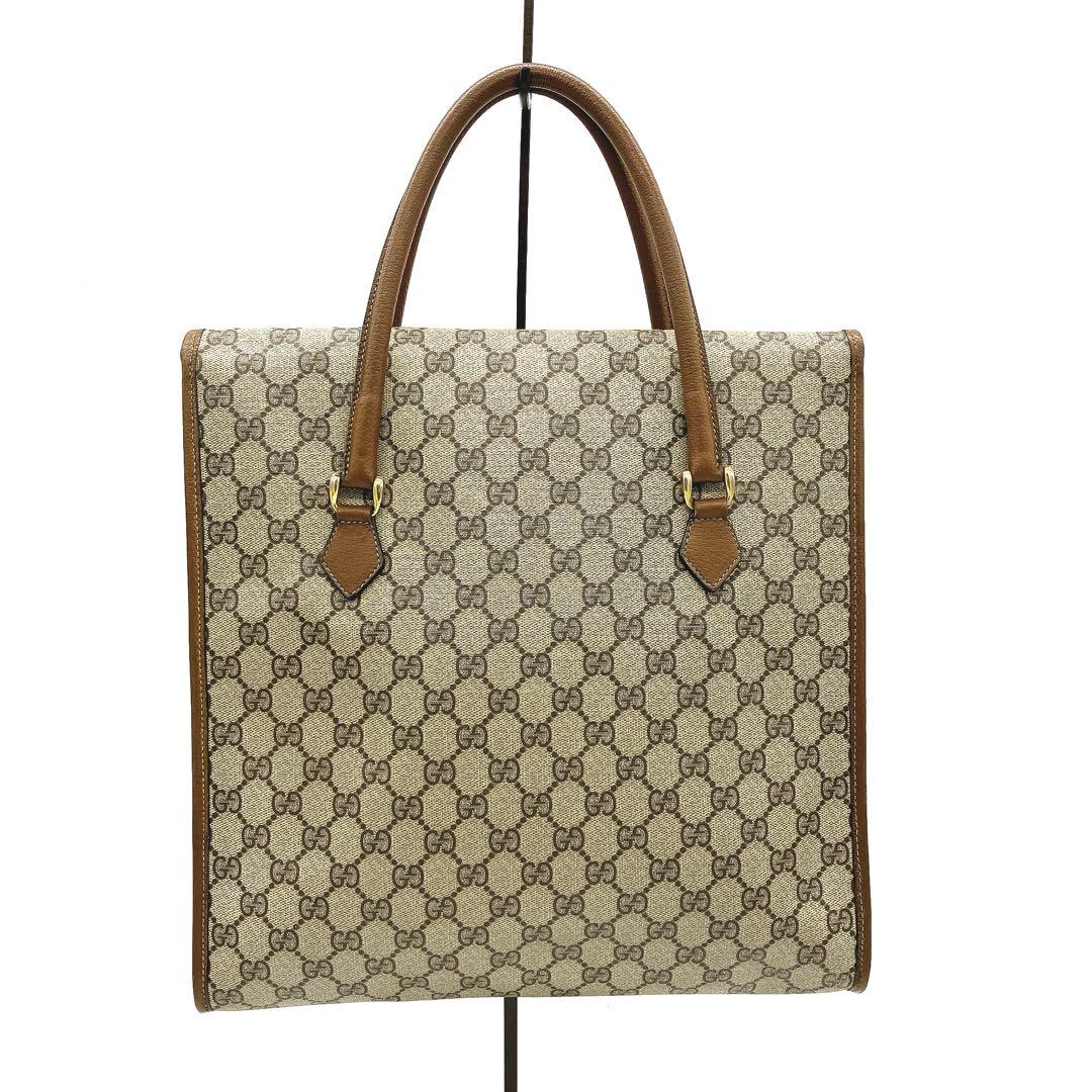 希少【OLD GUCCI】ビジネスバッグ　GGスプリーム　シェリーライン　A4