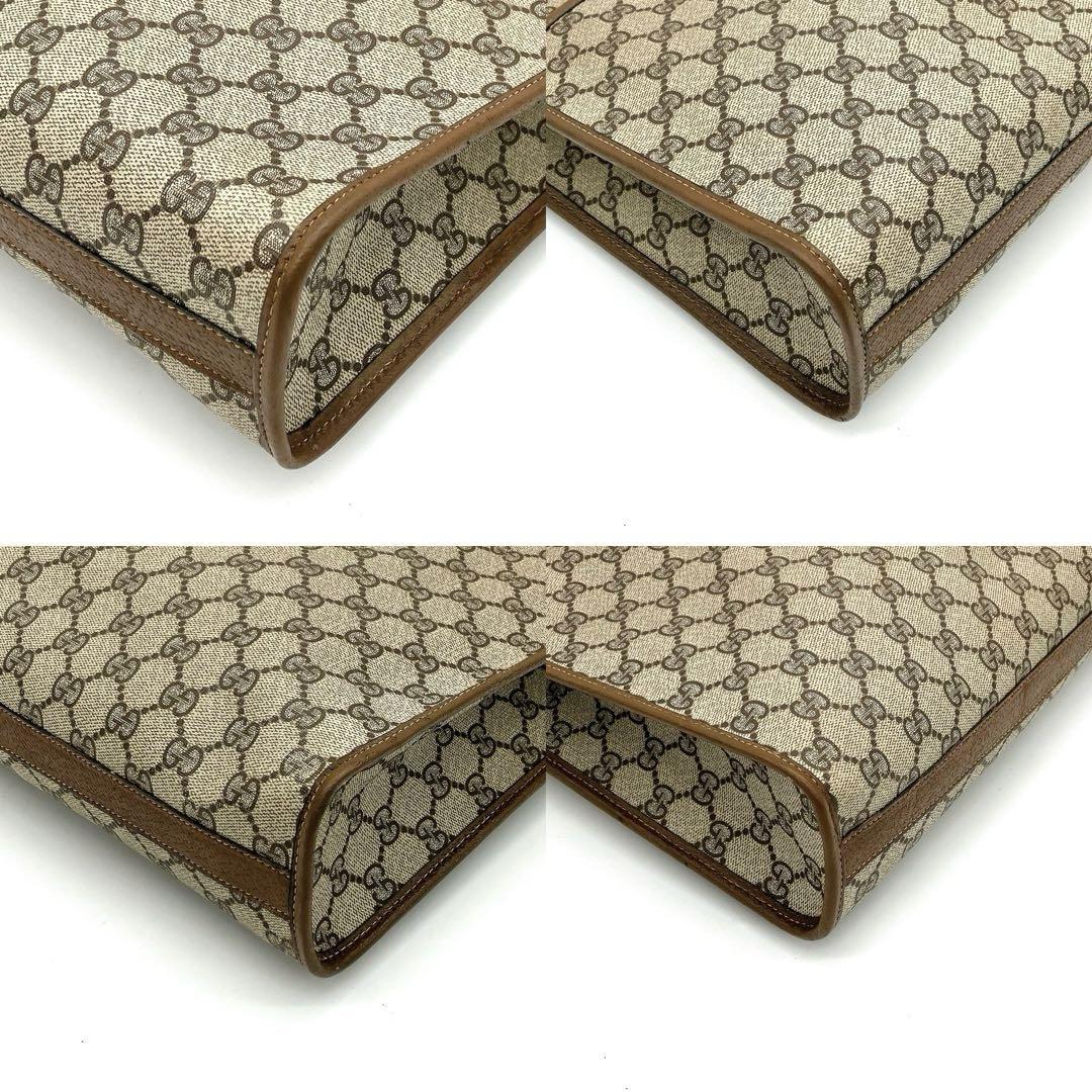 希少【OLD GUCCI】ビジネスバッグ　GGスプリーム　シェリーライン　A4