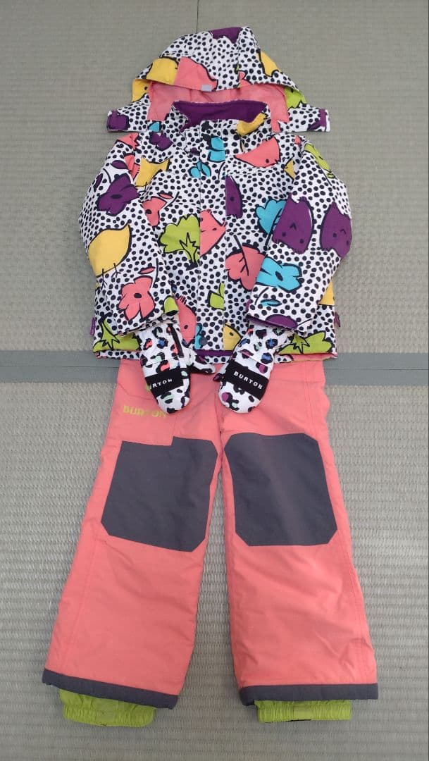 BURTON スノーボードウェア３点セット 120cm
