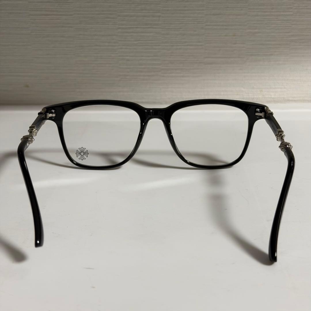 クロムハーツ好き必見 装飾シルバー伊達メガネ サングラス