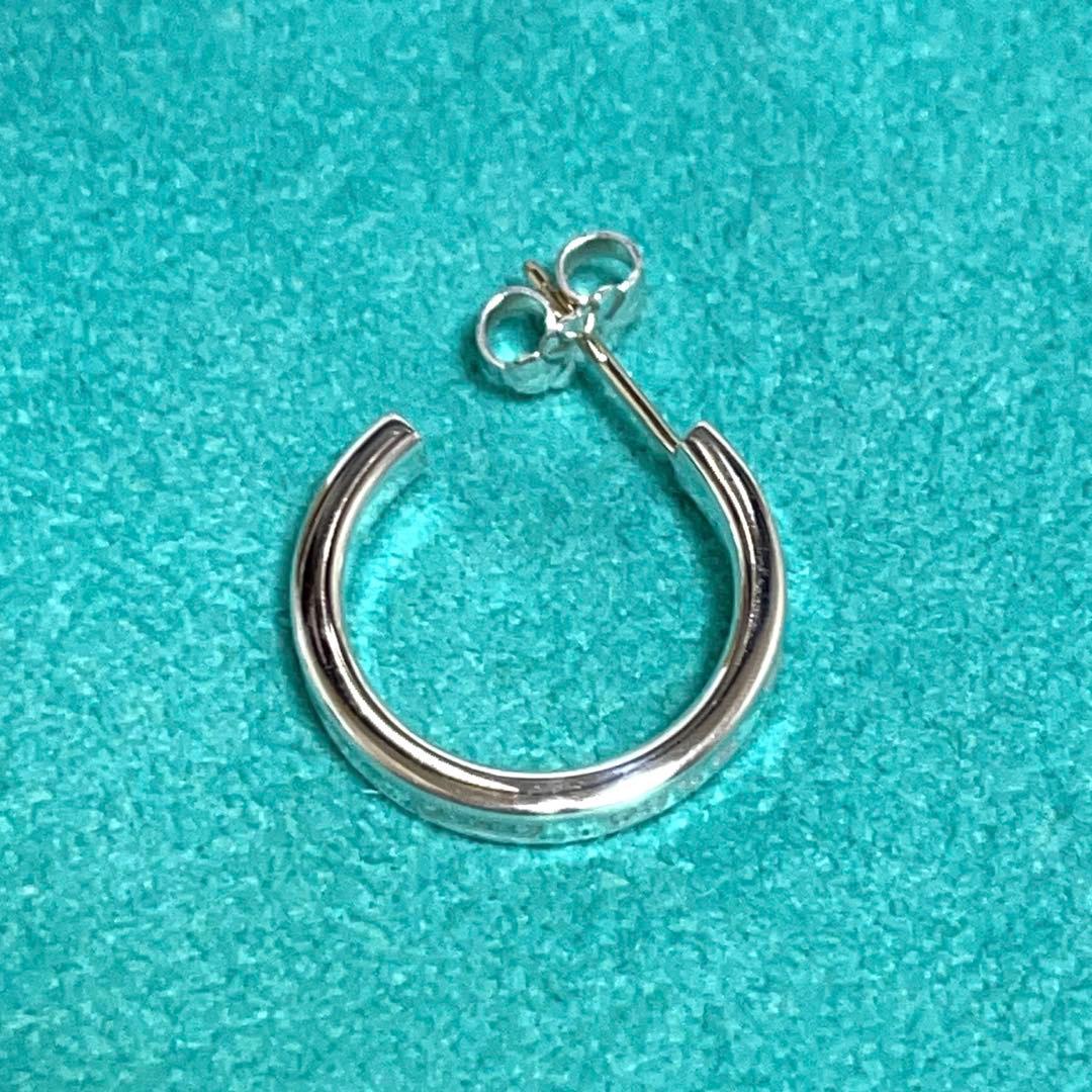 【極美品】ティファニー　ナローフープピアス1837 片耳　メンズ/レディース