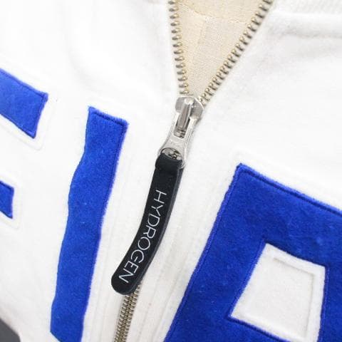 ◇レア HYDROGEN×FIAT Wジップスウェット ホワイト Mサイズ