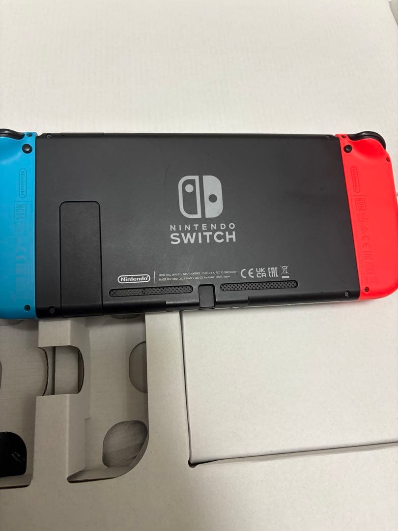 ニンテンドースイッチ　2021年製　バッテリー強化モデル　修理キット付