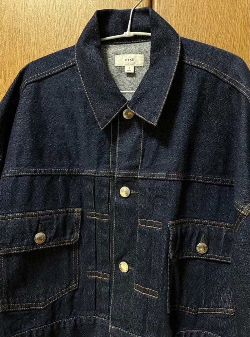 hyke ハイク　デニム　デニムジャケット　バルーンスリーブ　バルーン　Gジャン