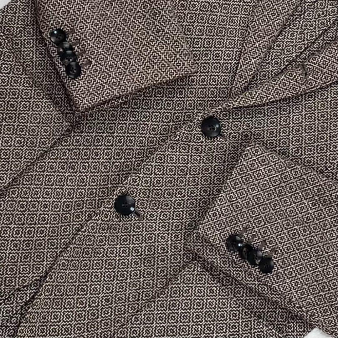 極上シルク混 LARDINI ノルディック ブートニエール アンコンジャケット