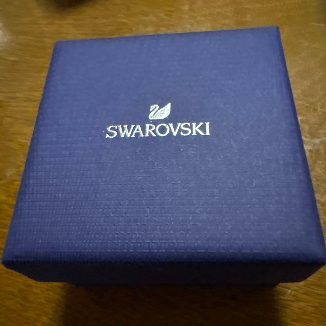 スワロフスキー　クリスタル　ウサギ 置物 ニンジン付き