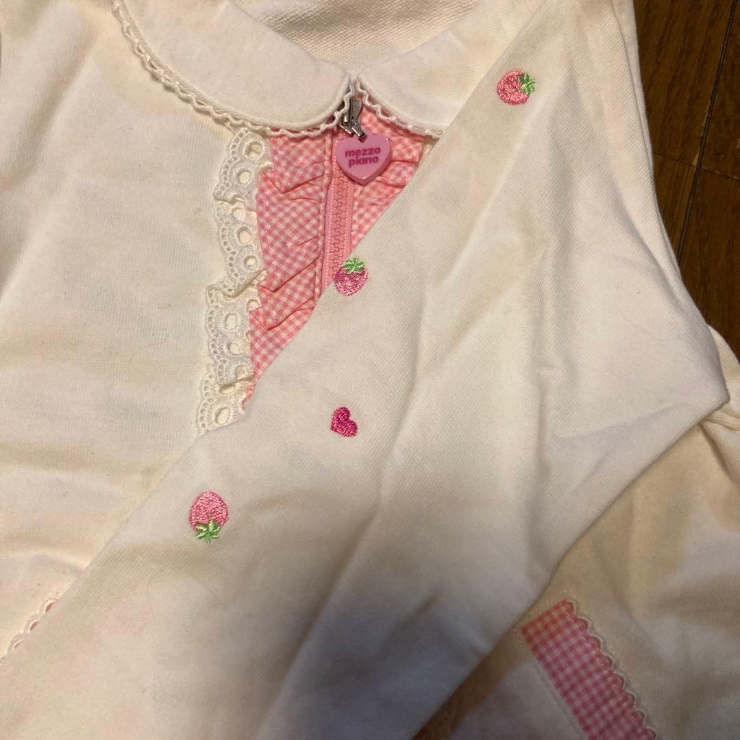 Polite❤︎新品❤︎メゾピアノ❤︎110㎝❤︎みみちゃん❤︎長袖前開きトレーナー