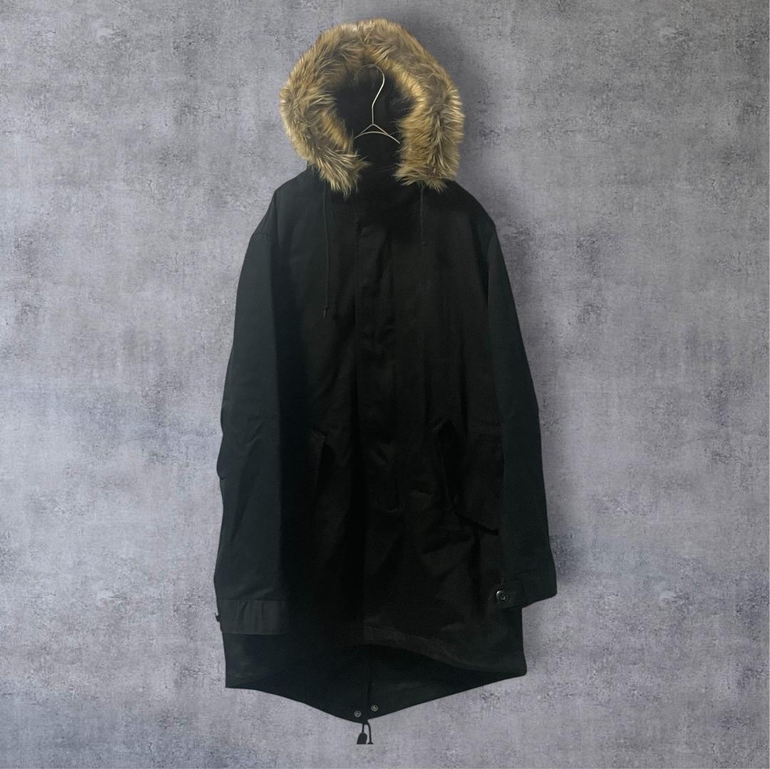 FRED PERRY フレッドペリー モッズコート ライナー付 ブラック S