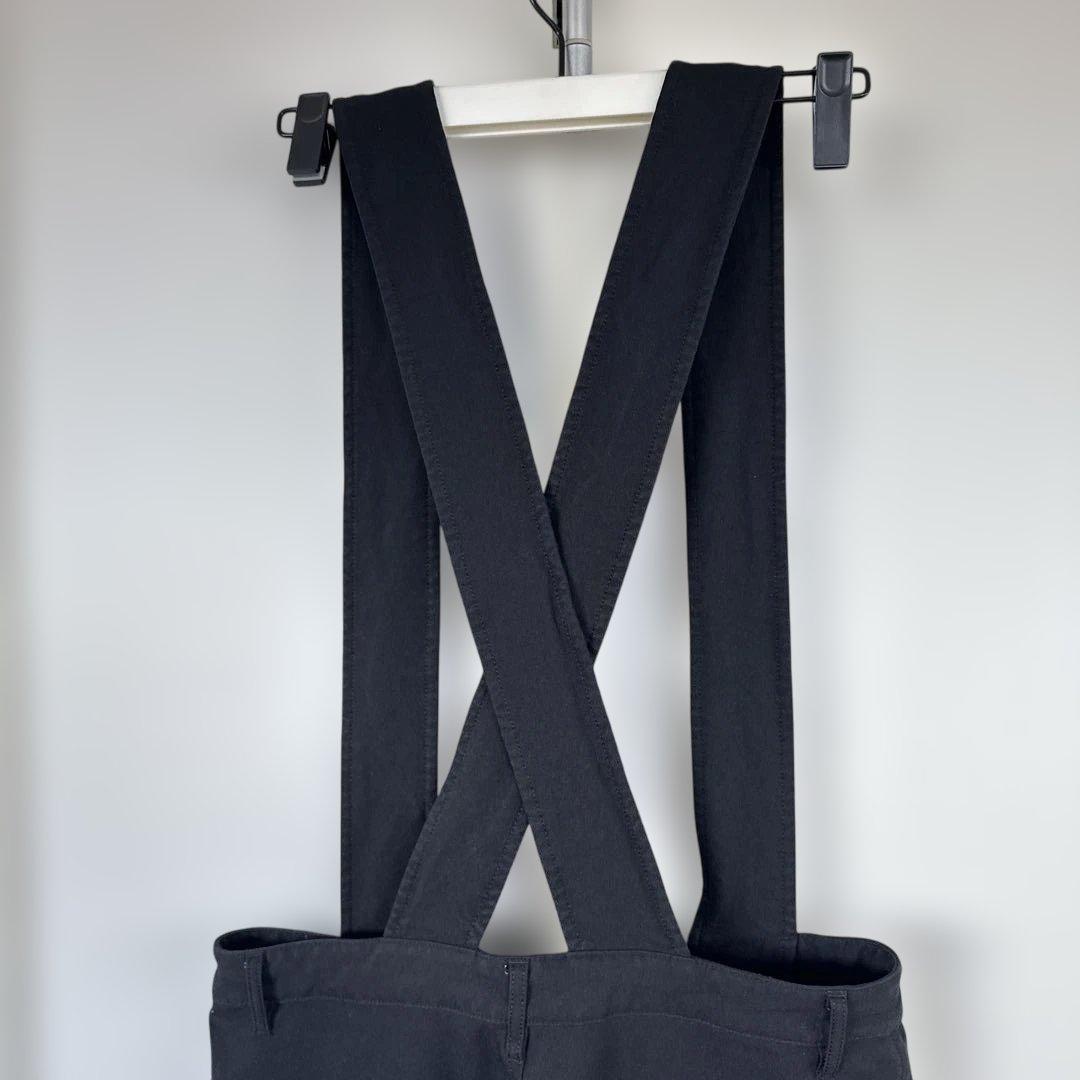 0*3様 BLACKコムデギャルソン★サスペンダーパンツ