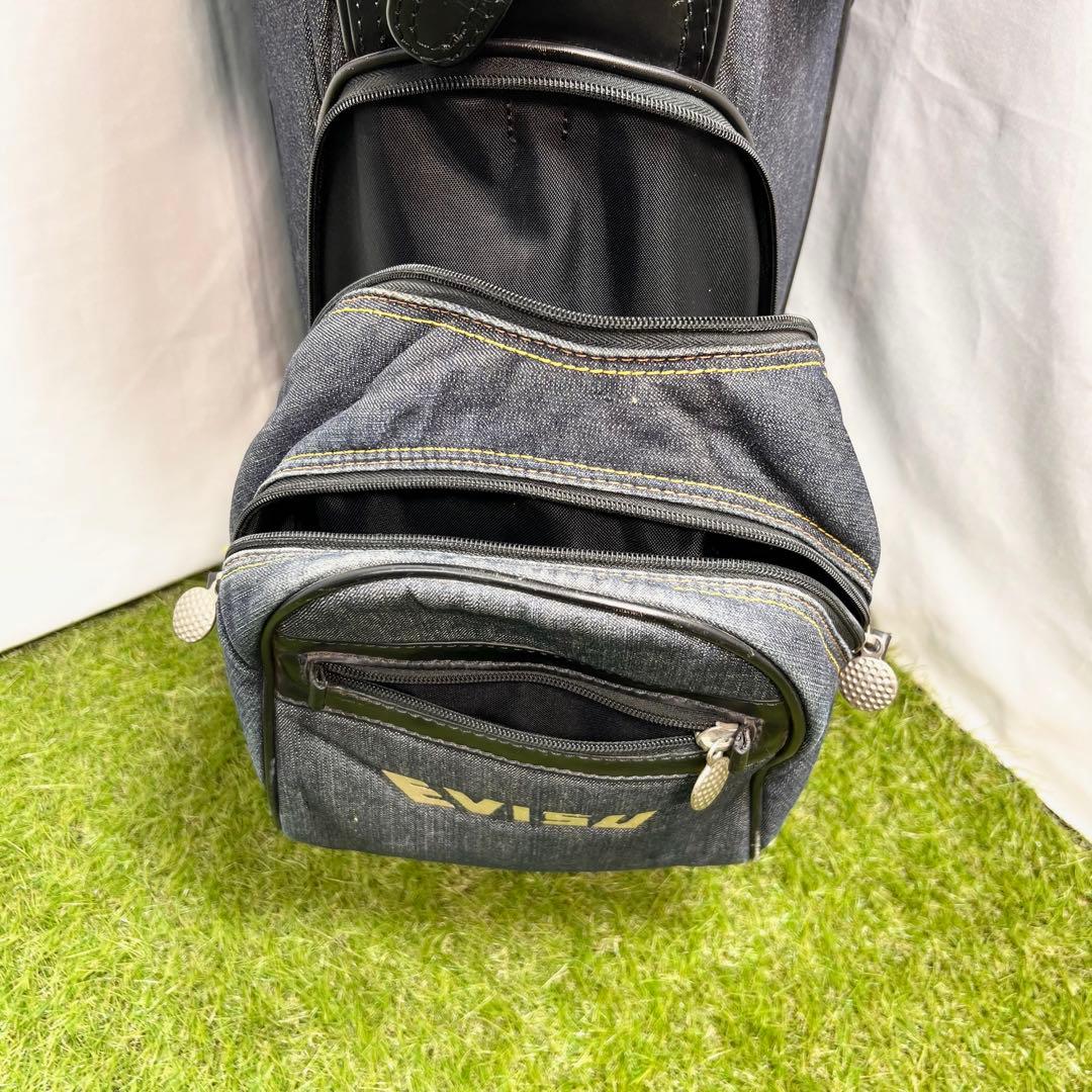 EVISU エヴィス デニム キャディバッグ フード付 美品