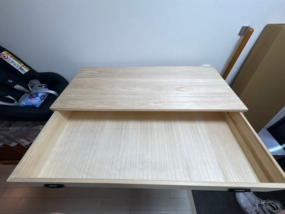 【日本製】天然木桐箪笥　3段桐タンス　マーゼルン