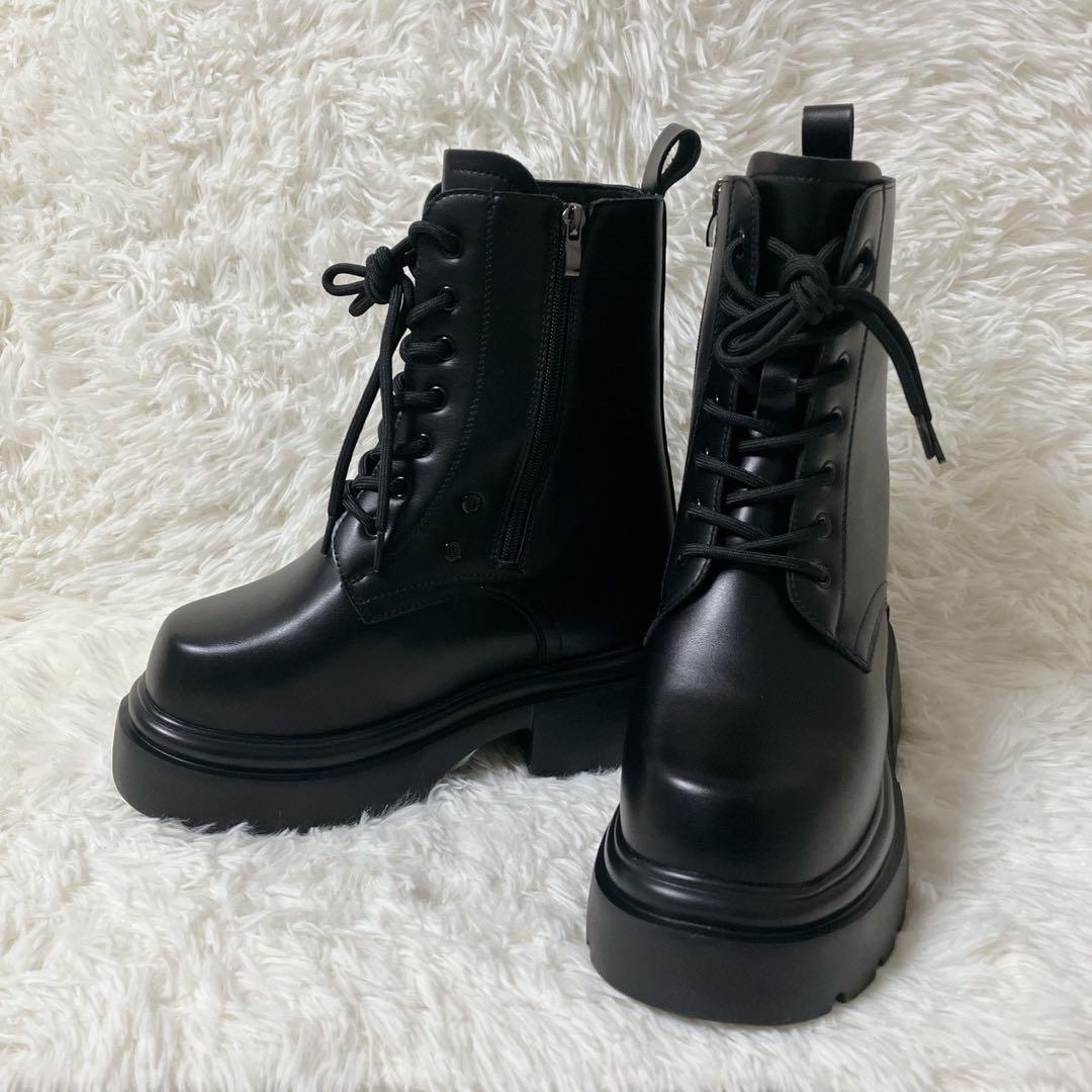 【極美品】HSK Tokyo SHOP シークレットブーツ 厚底16.5cm M