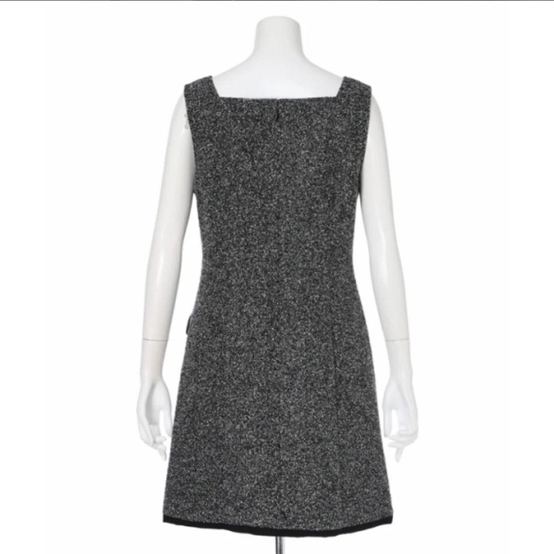 Apuweiser-riche スクエアネックミニジャンスカ 黒 M