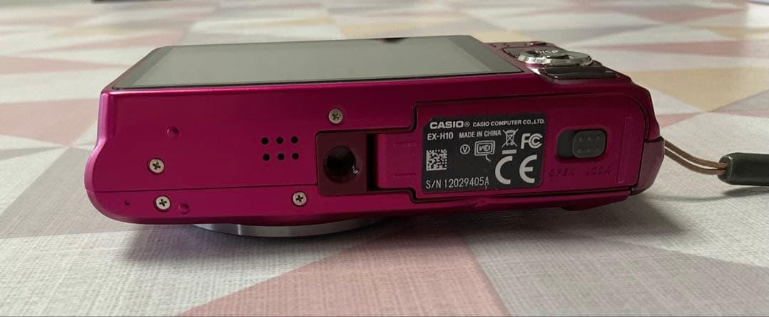 CASIO EX-H10 ピンク 12.1メガピクセル