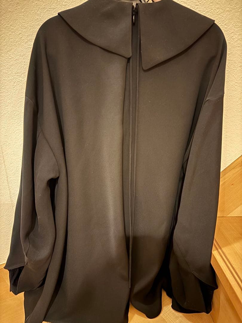 【中古】ENFOLD PEツイル アシンメカラーBLOUSE 38