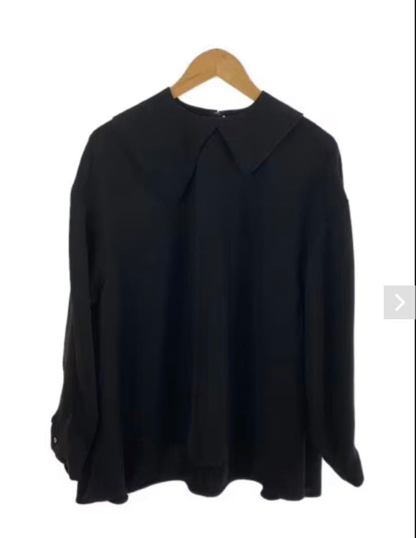 【中古】ENFOLD PEツイル アシンメカラーBLOUSE 38