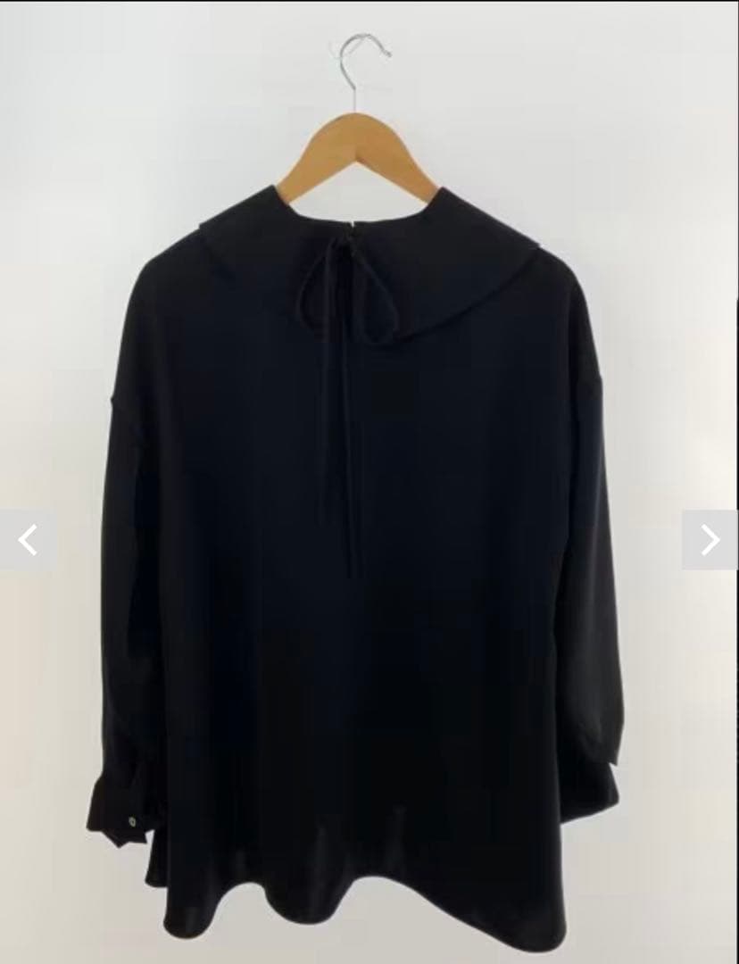 【中古】ENFOLD PEツイル アシンメカラーBLOUSE 38