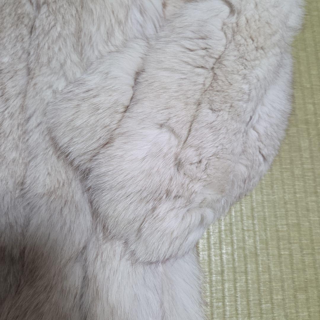 SAGA FOX 銀サガ フォックス ショールカラー ファーコート 肉厚