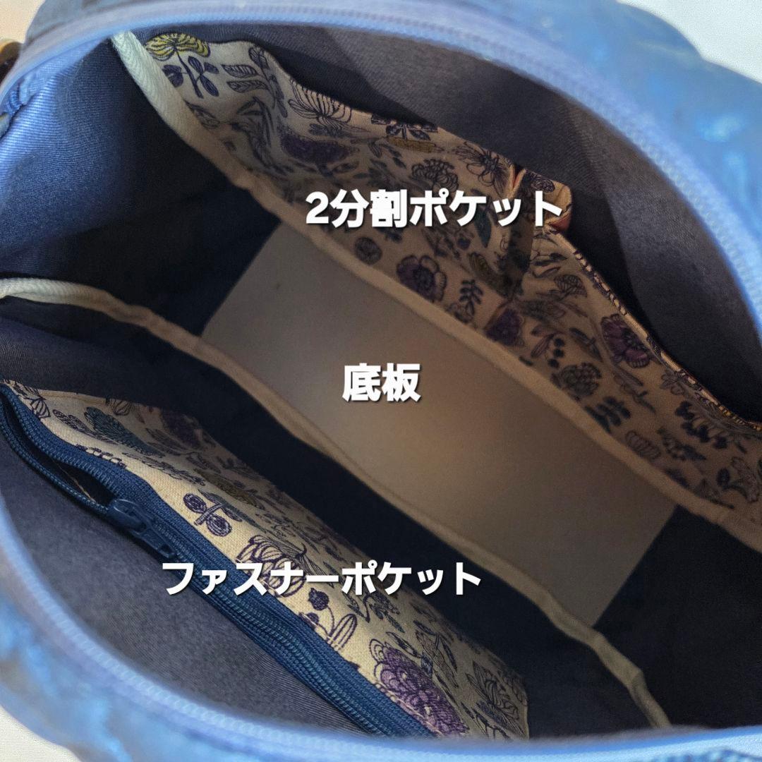 JUNE様　丸型ボストンバッグ(L)　ハートキルティング　ハンドメイド