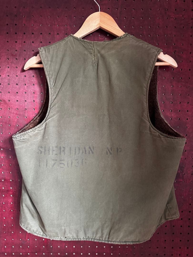 チ*ド様 ww2 40s ビンテージ us.navy デッキベスト n-1 ステ