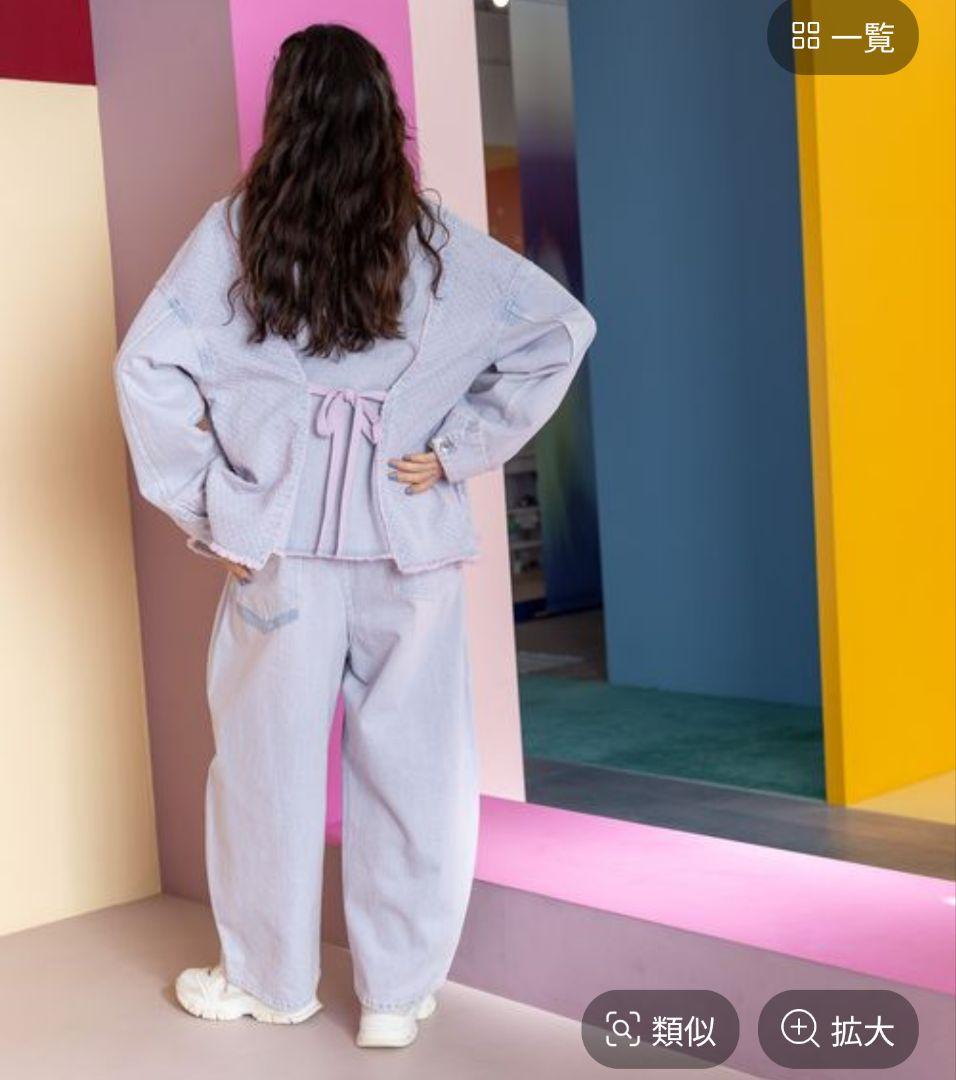 完売！[NK] 2025SS]REMAKE COVERALL ピンクオーバーダイ