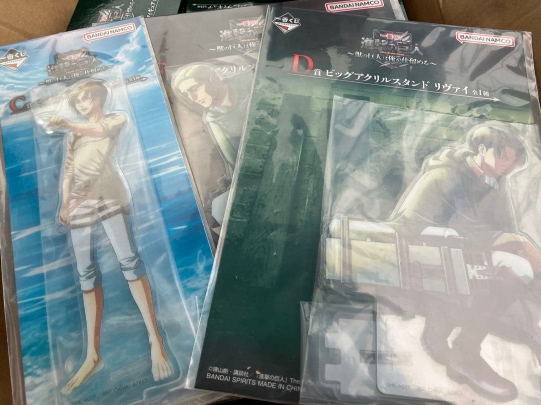 新品　ロット　進撃の巨人　一番くじ　66点＋ラストワン　A賞 B賞