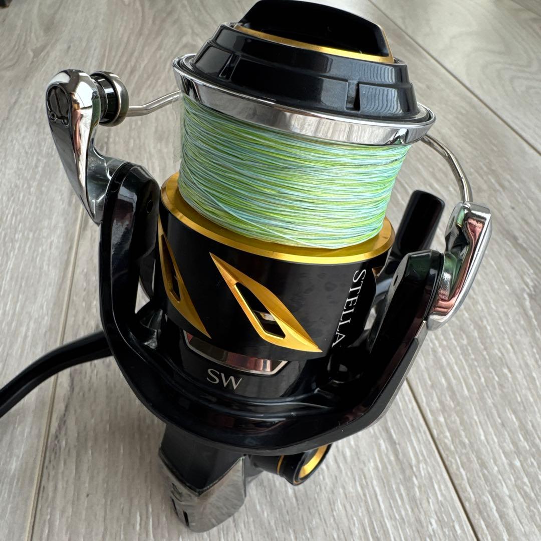19STELLA SW 8000hgスピニングリール ブラック/ゴールド