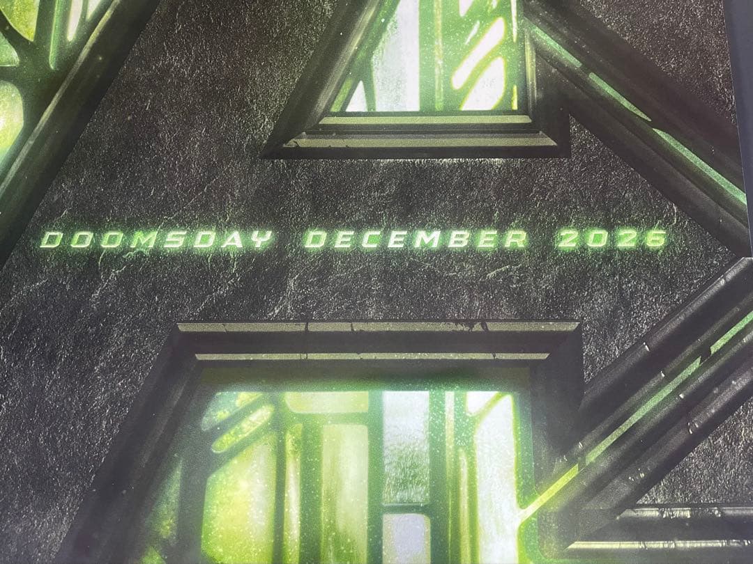 *枚数限定*映画館用両面印刷ポスターINTL版:アベンジャーズ ドゥームズデイ