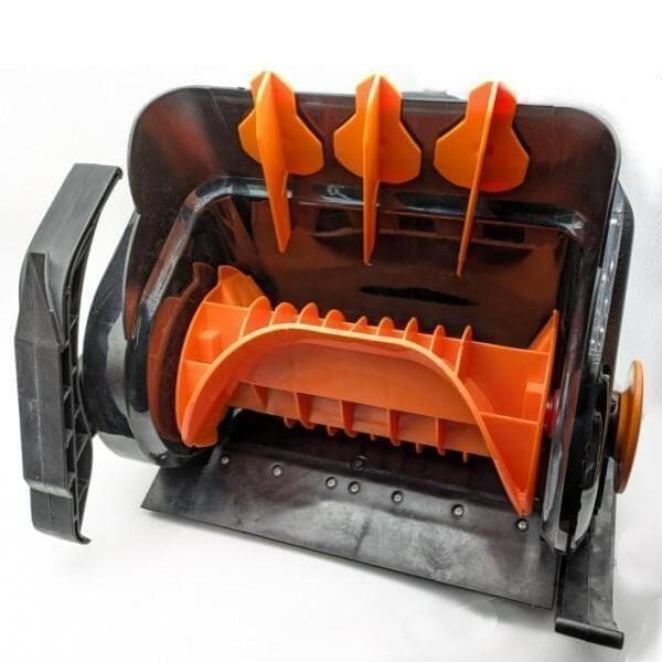 な*る様 【使用品】 電動除雪機 専用バッテリー2個+専用充電器付き 除雪機 折