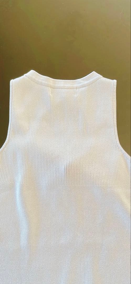 アンドマリーAlicia ribbon knit topリブタンクトップ