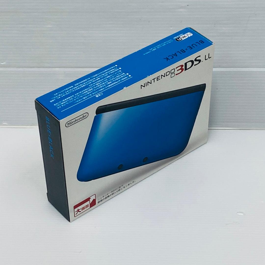 ★未使用品★極美品ニンテンドー3DS LL　ブルー×ブラック生産終了　訳