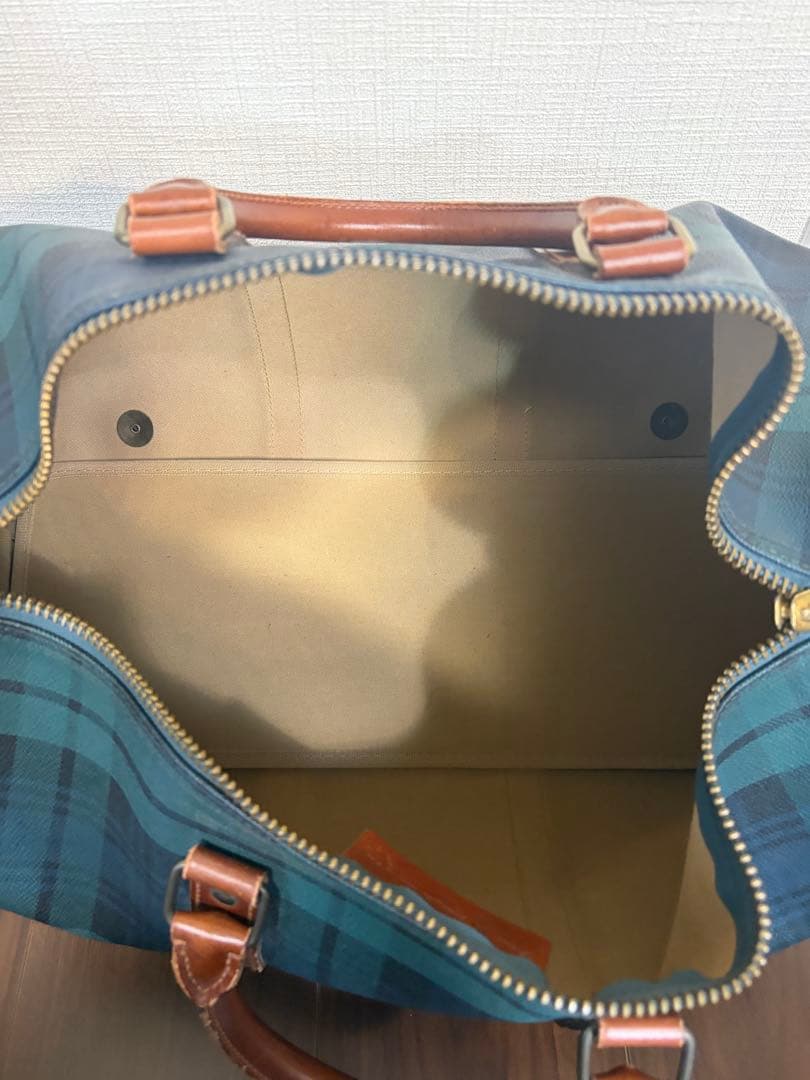 ラルフローレン ブラックウォッチ柄　ボストンバック　ポーチ　セット