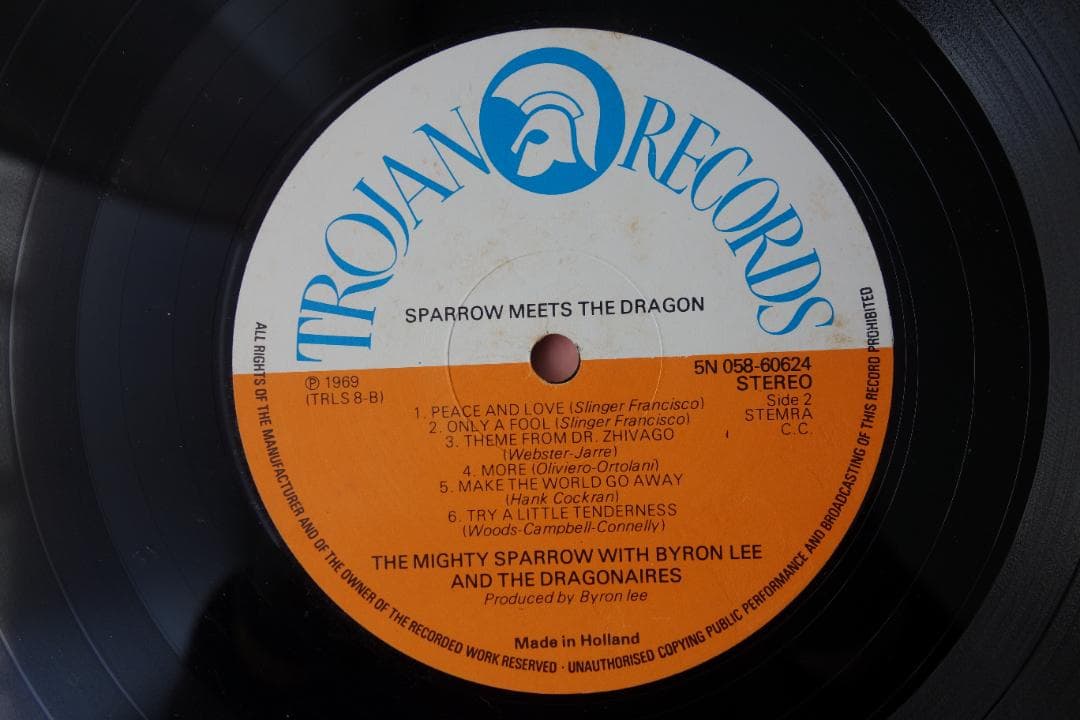 MIGHTY SPARROW & BYRON LEE　オランダ盤TROJAN