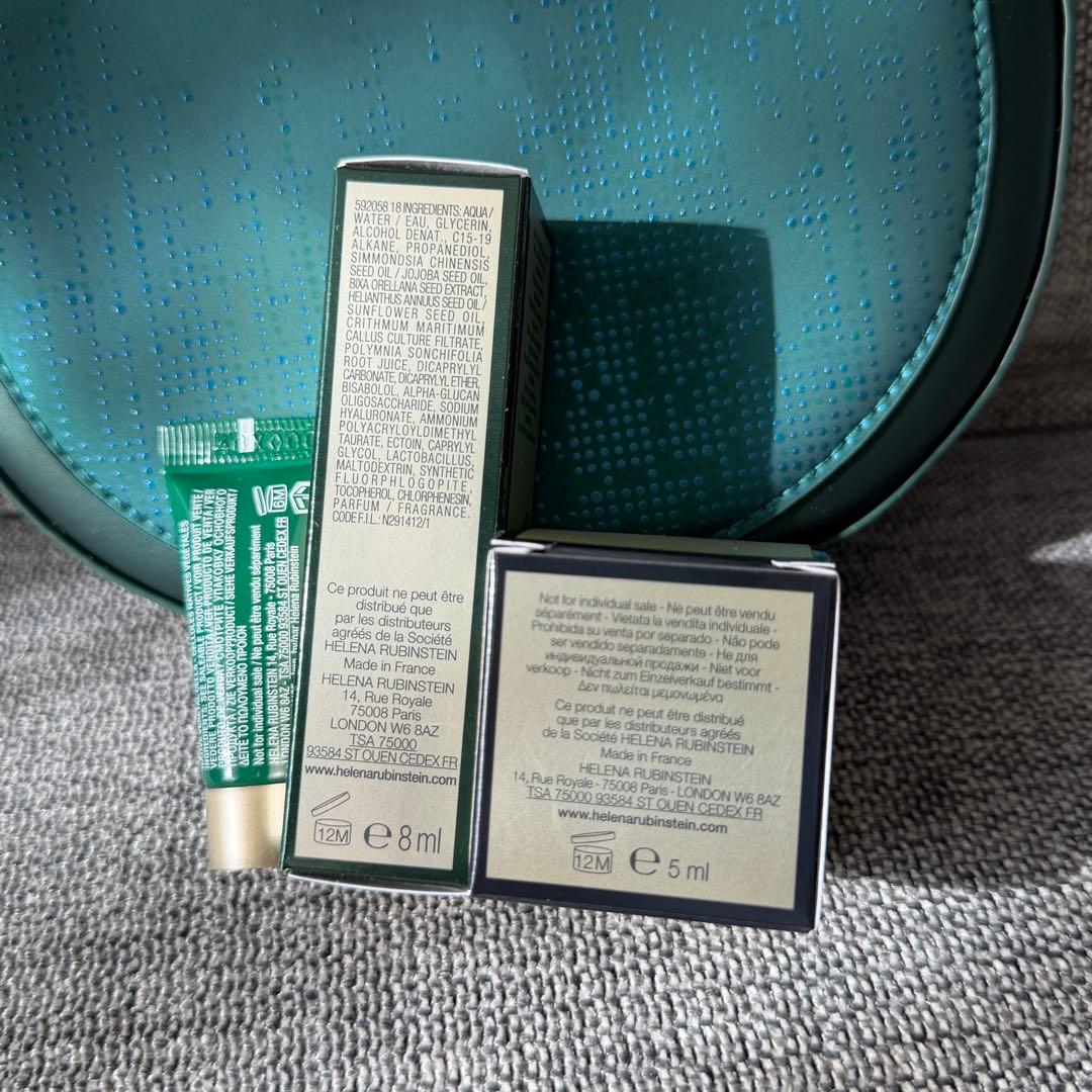 未開封ヘレナルビンスタイン リプラスティR.Cクリーム等 サンプル3点ポーチ付き