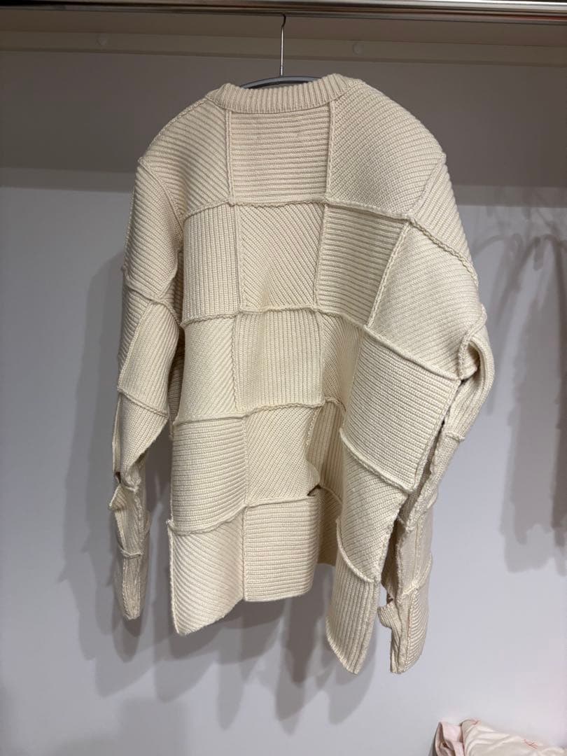 yoke PATCHWORK RIB SWEATER サイズ1