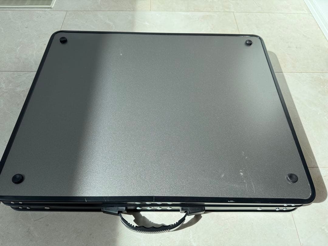 「てりま」DOD 折りたたみアウトドア　マルチキッチンテーブル　収納　黒