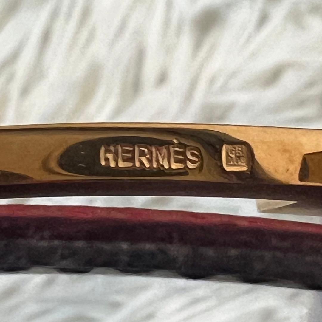 【極美品】エルメス ベスト Hロゴ リバーシブル ゴールド金具 コンスタンス