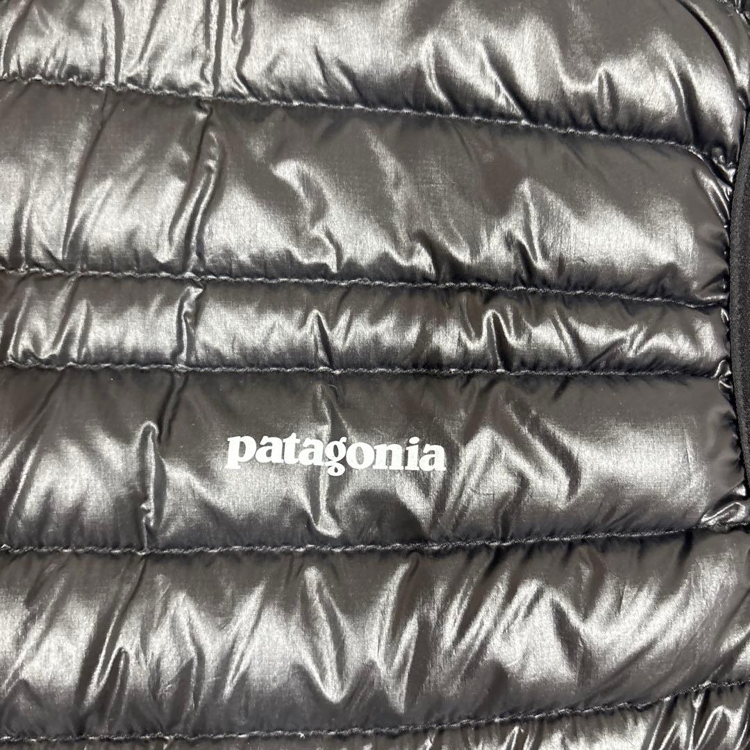 patagonia ブラック ダウンベスト S
