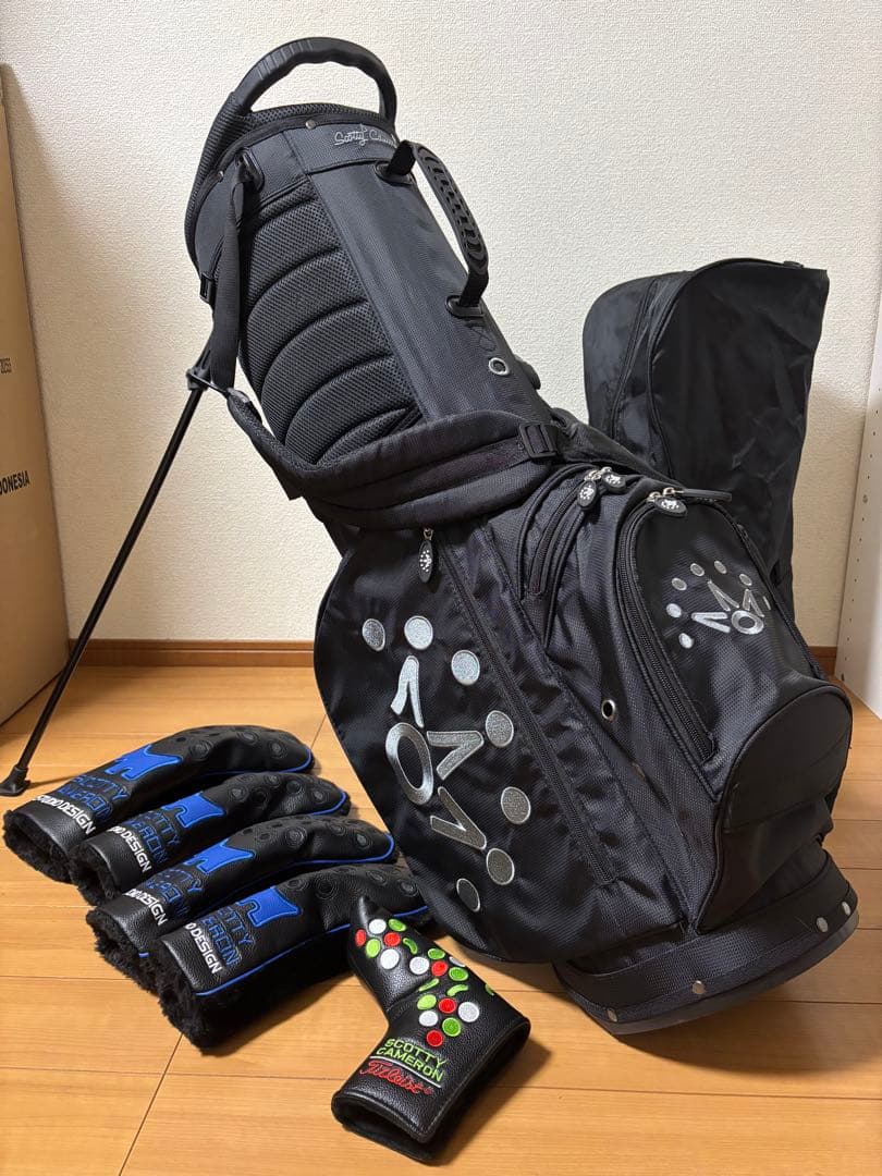 スコッティキャメロン キャディバック UT.PTヘッドカバー フード付き 美品